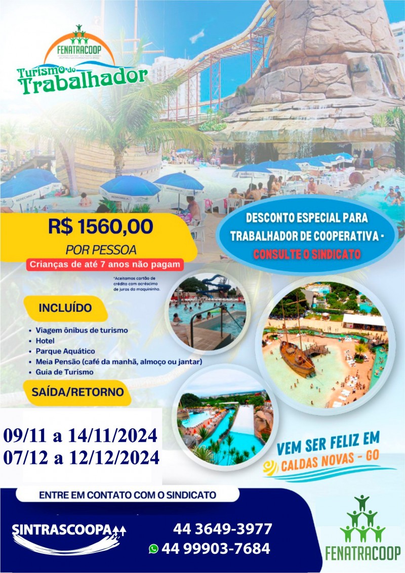 Programa Turismo do Trabalhador!