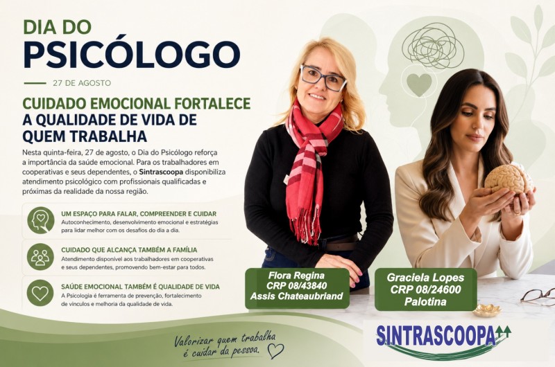 Dia do Psicólogo: cuidado emocional fortalece a qualidade de vida de quem trabalha
